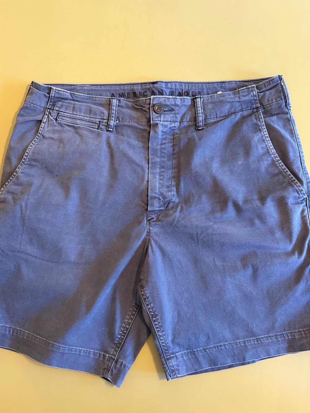 American Eagle Outfitters Blue Flat-Front Men’s Shorts New Level Flex